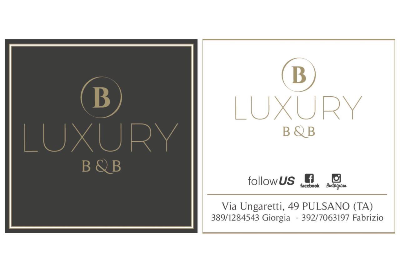 B&B Luxury Apartments Pulsano Ngoại thất bức ảnh